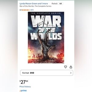 War of the Worlds:The complete series-11 Discs